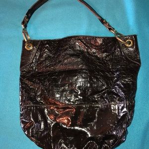 Black hobo purse